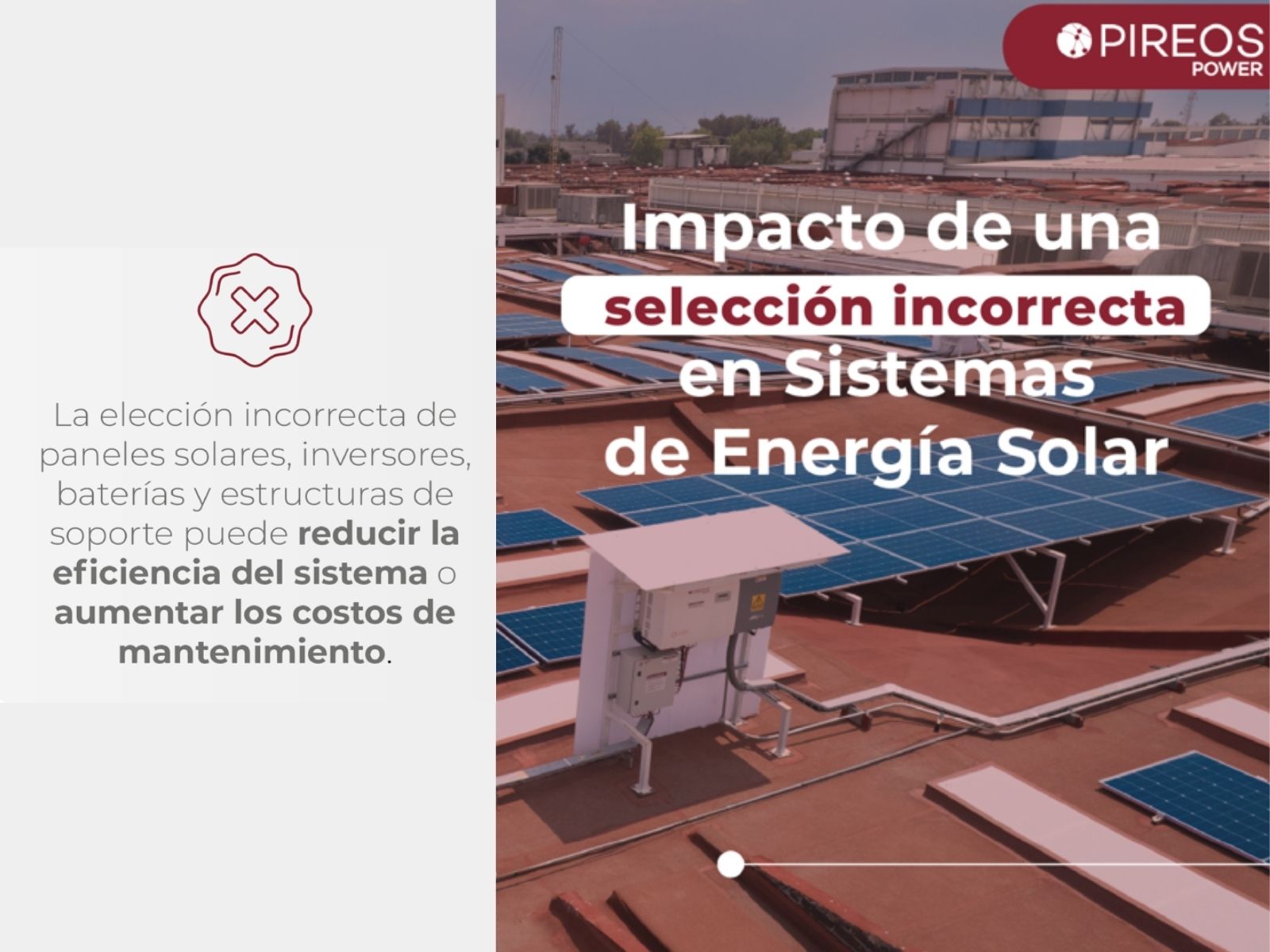 Con Pireos puedes aprender la importancia de seleccionar un correcto sistema de energía solar