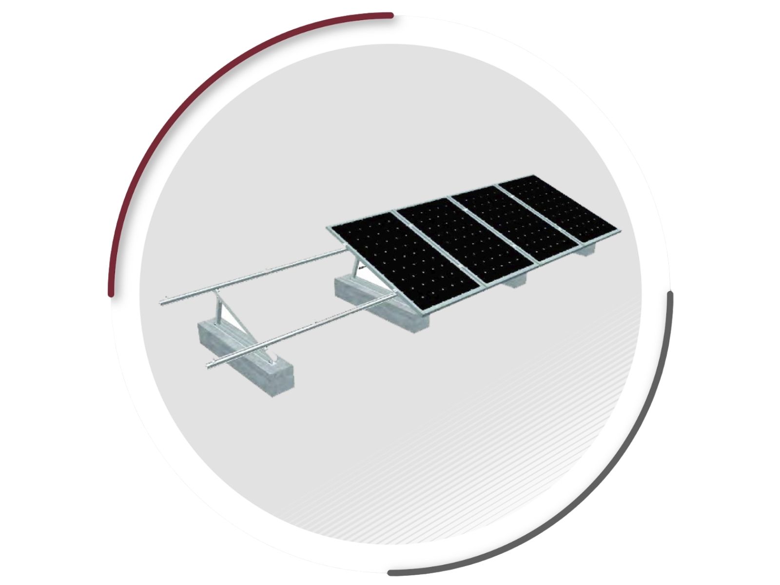 Loza de concreto y cubierta tipo Deck