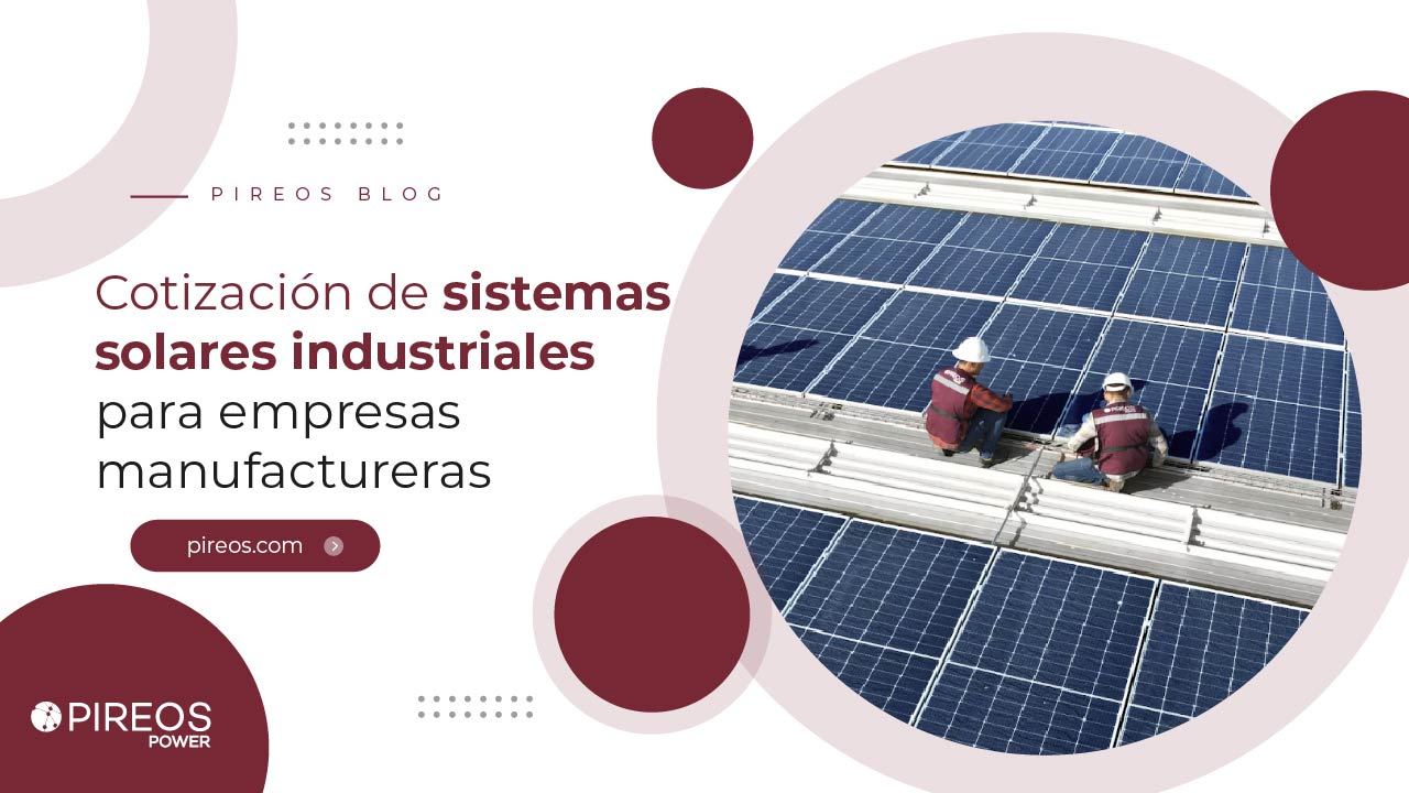 Ingeniero instalando paneles solares industriales en una planta manufacturera, optimizando la generación para refrigeración y procesos continuos.