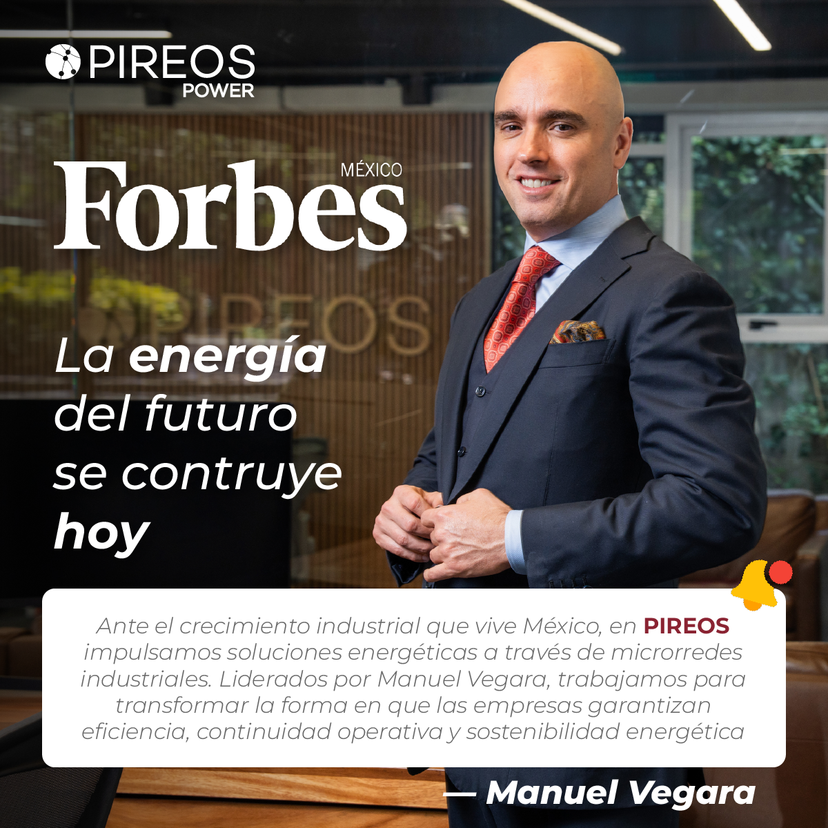 Pireos Power por Forbes, donde la energía del futuro se construye hoy