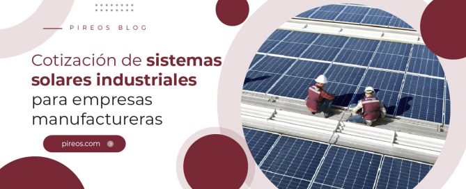 Ingeniero instalando paneles solares industriales en una planta manufacturera, optimizando la generación para refrigeración y procesos continuos.