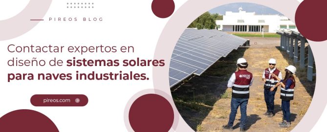 Ingenieros de Pireos Power realizando el montaje y diseño de un sistema solar industrial sobre la techumbre de una nave industrial.